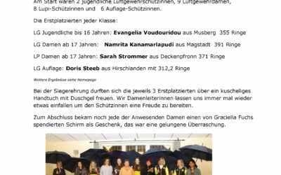 Bericht der Damenleiterin